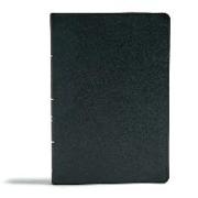 CSB Super Giant Print Reference Bible, Black Genuine Leather