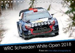 WRC Schweden White Open 2018 (Tischkalender 2018 DIN A5 quer)