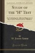 Study of the "H" Test