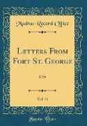 Letters From Fort St. George, Vol. 31