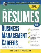 Resumes for Business Management Careers