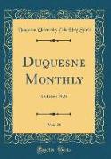 Duquesne Monthly, Vol. 34