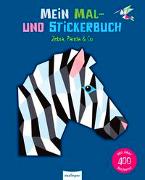 Mein Mal- und Stickerbuch: Zebra, Panda & Co