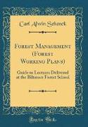 Forest Management (Forest Working Plans)