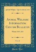 Animal Welfare Information Center Bulletin, Vol. 10