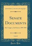 Senate Documents, Vol. 61