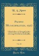 Pacific Municipalities, 1927, Vol. 41