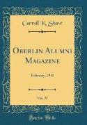 Oberlin Alumni Magazine, Vol. 37