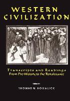 Western Civilization: Pre-History to the Renaissance