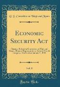 Economic Security Act, Vol. 8