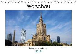 Warschau - Zentrum von Polen (Tischkalender 2018 DIN A5 quer)