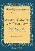 Annual Catalog and Price List