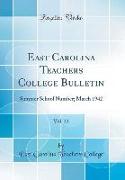 East Carolina Teachers College Bulletin, Vol. 33