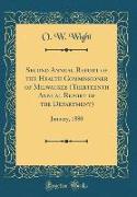 Second Annual Report of the Health Commissioner of Milwaukee (Thirteenth Annual Report of the Department)