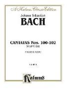 Cantatas No. 100-102: German Language Edition, Miniature Score