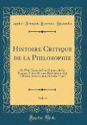 Histoire Critique de la Philosophie, Vol. 4