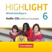Highlight, Mittelschule Bayern, 6. Jahrgangsstufe, CD-Extra, Audio-CDs mit MP3-Dateien