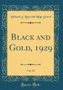 Black and Gold, 1929, Vol. 18 (Classic Reprint)