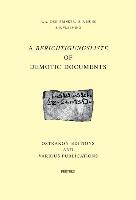 A Berichtigungsliste of Demotic Documents. B. Ostrakon Editons and Various Publications