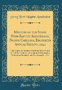 Minutes of the Stony Fork Baptist Association, North Carolina, Eightieth Annual Session, 1941