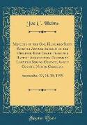 Minutes of the One Hundred Sixty Seventh Annual Session of the Original Bear Creek Primitive Baptist Association, Hosted by Lawyer's Spring Church, An