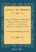 Annual Reports of the Town Officers and Inventory of Polls and Ratable Property of Swanzey, N. H