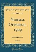 Normal Offering, 1929, Vol. 31 (Classic Reprint)