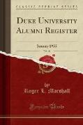 Duke University Alumni Register, Vol. 41