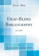 Deaf-Blind Bibliography