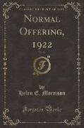 Normal Offering, 1922, Vol. 24 (Classic Reprint)