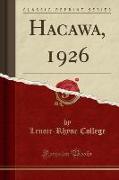 Hacawa, 1926 (Classic Reprint)