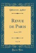 Revue de Paris, Vol. 14