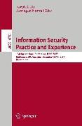 Information Security Practice and Experience