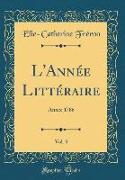 L'Année Littéraire, Vol. 3