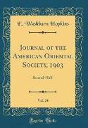 Journal of the American Oriental Society, 1903, Vol. 24
