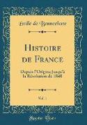 Histoire de France, Vol. 1