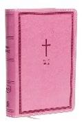 NKJV, Reference Bible, Compact Large Print, Leathersoft, Pink, Red Letter, Comfort Print