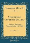 Susquehanna University Bulletin