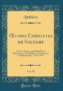 OEuvres Completes de Voltaire, Vol. 91