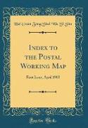 Index to the Postal Working Map