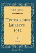 Historisches Jahrbuch, 1912, Vol. 33 (Classic Reprint)