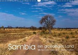 Sambia - ein großartiges Land (Wandkalender 2018 DIN A3 quer)