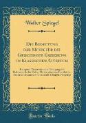 Die Bedeutung der Musik für die Griechische Erziehung im Klassischen Altertum