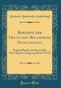 Berichte der Deutschen Botanische Gesellschaft