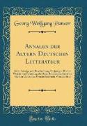 Annalen der Ältern Deutschen Litterateur