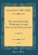 Encyclopädisches Wörterbuch der Kritischen Philosophie, Vol. 5