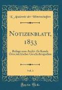 Notizenblatt, 1853, Vol. 3