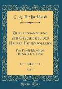 Quellensammlung zur Geschichte des Hauses Hohenzollern, Vol. 1