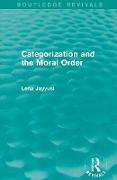 Categorization and the Moral Order (Routledge Revivals)