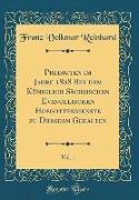 Predigten im Jahre 1808 Bey dem Königlich Sächsischen Evangelischen Hofgottesdienste zu Dresden Gehalten, Vol. 1 (Classic Reprint)